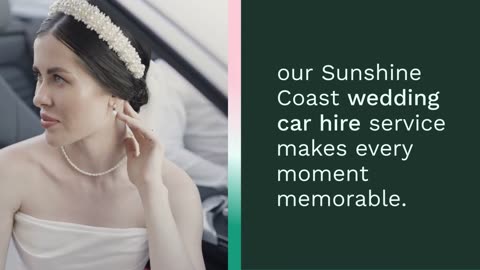 Sunshine Coast Wedding Car Hire - Travel in Style with MJ Chauffeurs