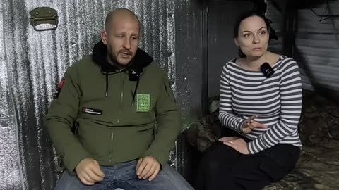 Maria Lelyanova 🇷🇺 with Journalist Joāo from Portugal 🇵🇹 in Donbass region