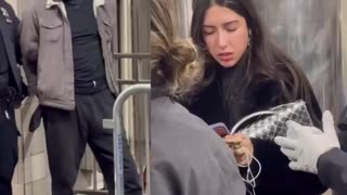 This man slashed a woman in the face in an unprovoked attack at the 34th Street