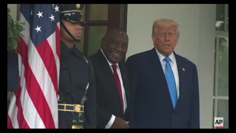 PRESIDENT TRUMP WELCOMES SOUTH AFRICAN PRESIDENT
