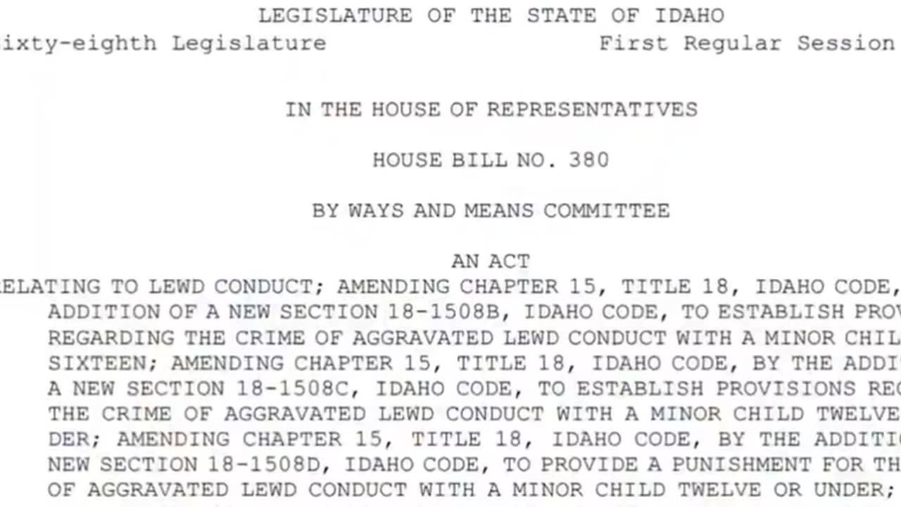 Idaho is set to execute pedophiles by firing squad.