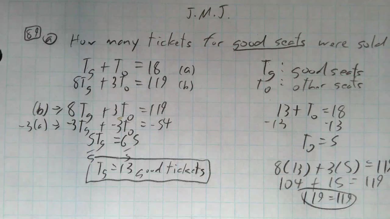 Saxon Algebra 1 Lesson 89 (a)