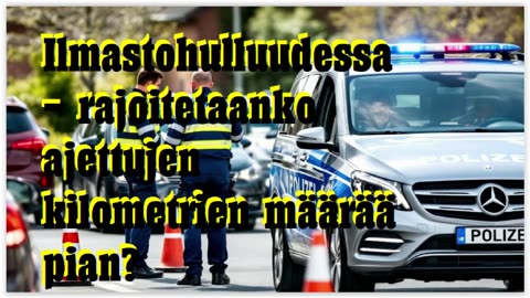 Ilmastohulluudessa - rajoitetaanko ajettujen kilometrien määrää pian