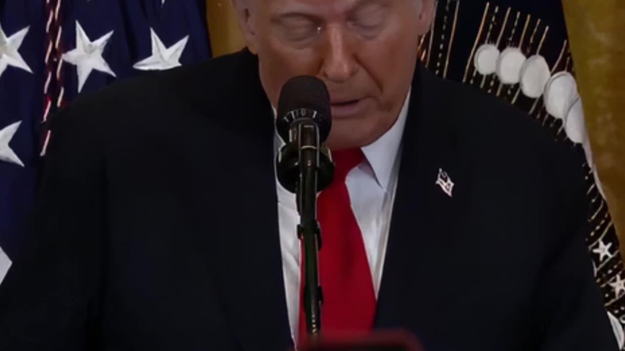 President Donald Trump Declares : "You Can Never Become a Woman" in Defense of Women's Sports