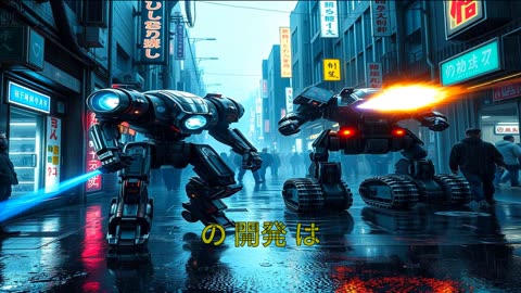 弾丸のない犯罪戦争ロボット！驚愕の真実｜禁断の技術と未来 #ロボット戦争 #軍事技術 #SF