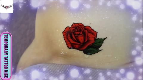 red rose tattos#temporarytattoo #temporarytattoos #temporarytattosticker
