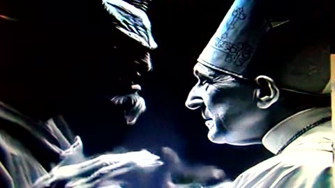 The Pope meets the god of the Bible:
