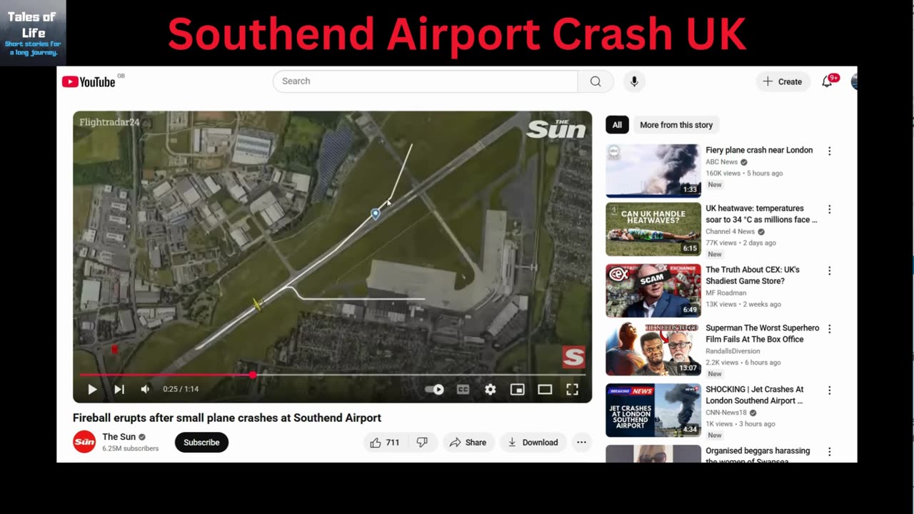 Southend Airport Crash UK