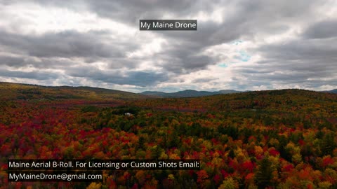 Maine B-Roll (No Audio): Fall Foliage in Woodstock Maine Video 6