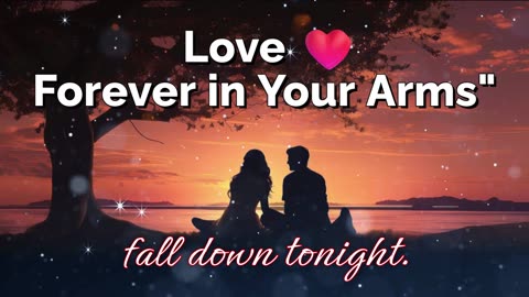 When the stars fall down tonight,