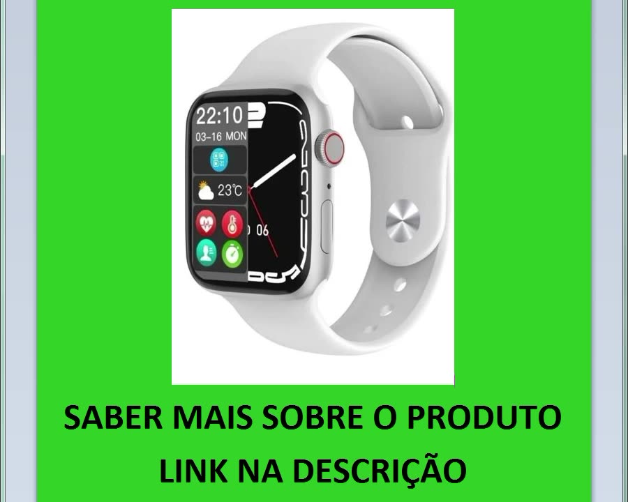 Melhor Relogio Smartwatch Série7 HW67 Pro Max Nfc Gps Faz Ligações