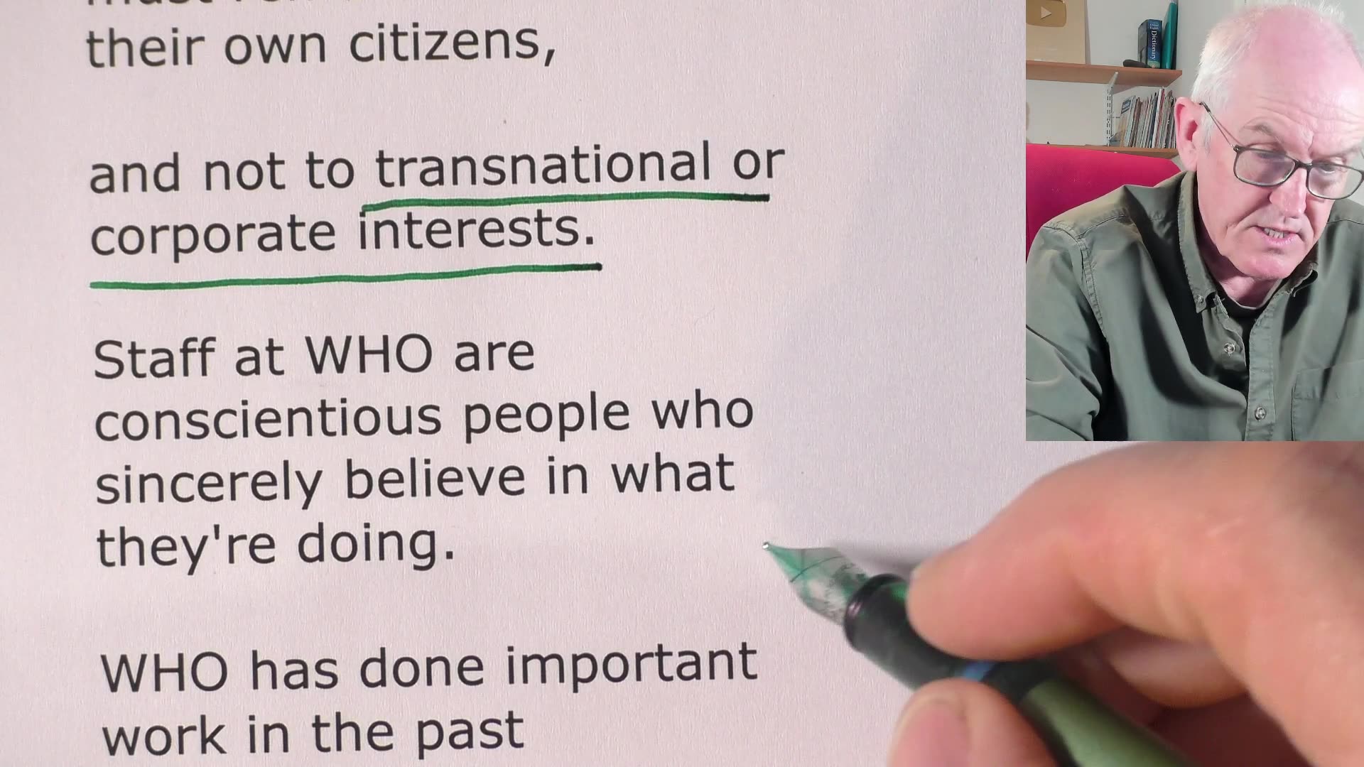 WHO power grab dangers