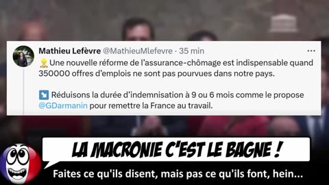 Emmanuel Macron MALTRAITE son jardinier, et Darmanin est pour le travail FORCÉ.