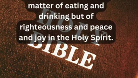 Journey of faith and spiritual growth Romans 14:16-17 Daily Bible Verse