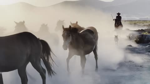 Horse walking