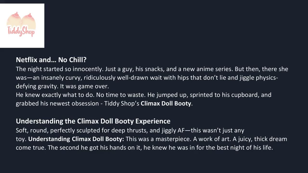 One Second He’s Watching Anime… Next, He’s grabbing his climax doll's Booty!