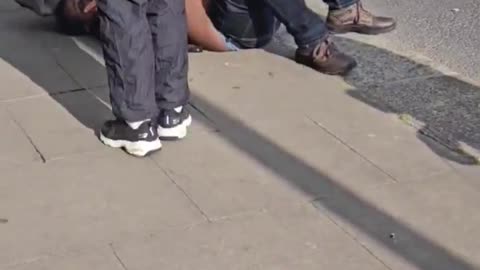 Dublin Foreigners with blades fighting each other on the streets of Dublin is now