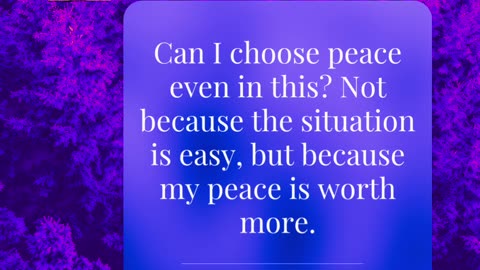 Peace Is Worth More