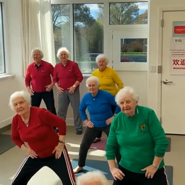 Elderly morning relax 🌻 🎊🎉\