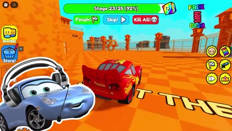 Lightning McQueen Play Chicken in Roblox!