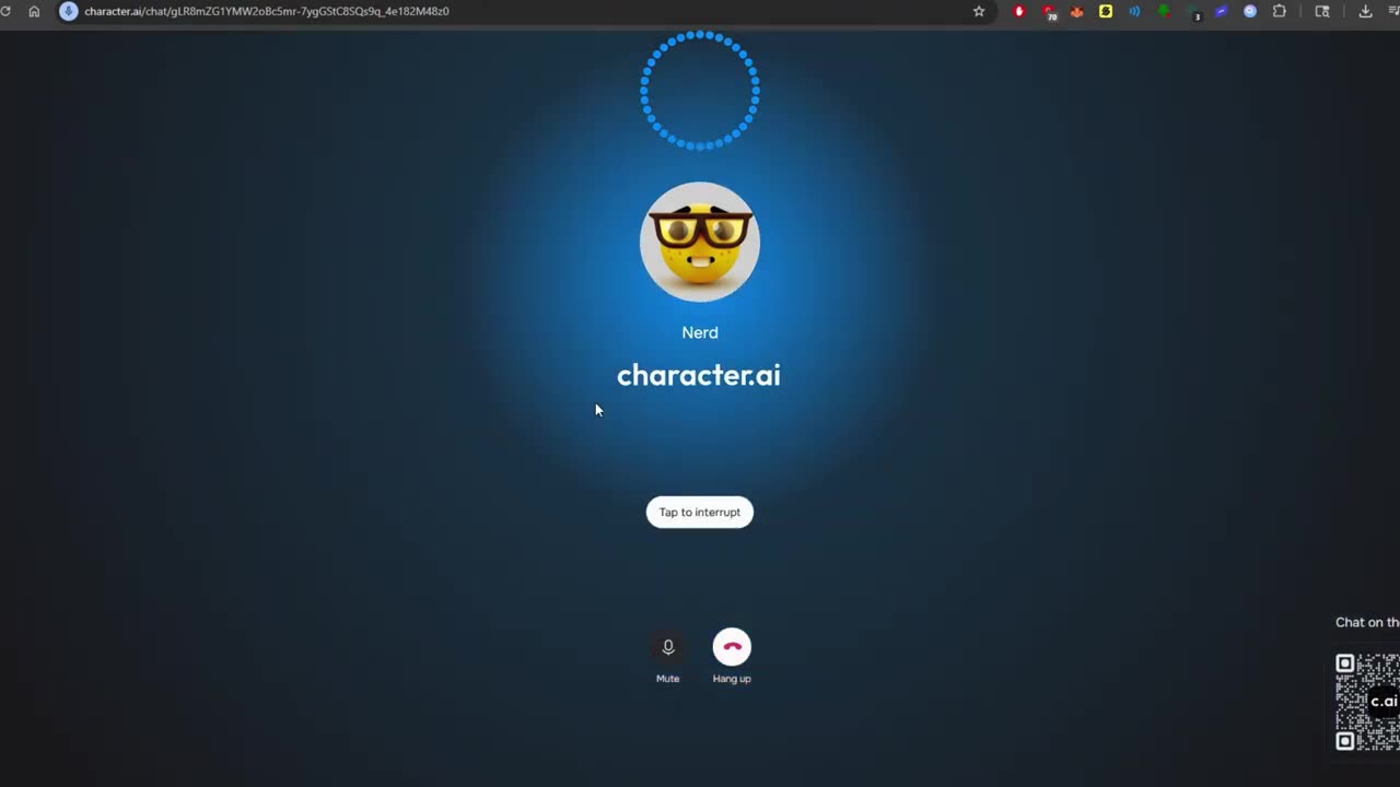Speaking To NERD AI In Character AI