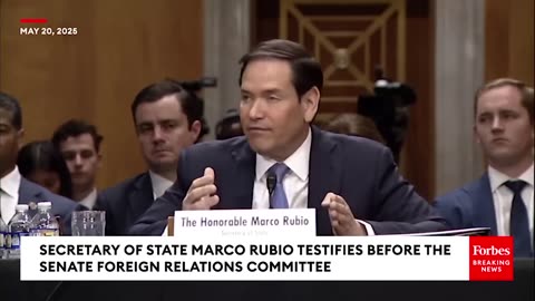 Marco Rubio Discusses Cutting Funding To Global Programs Engaged In 'Anti-American Positioning'