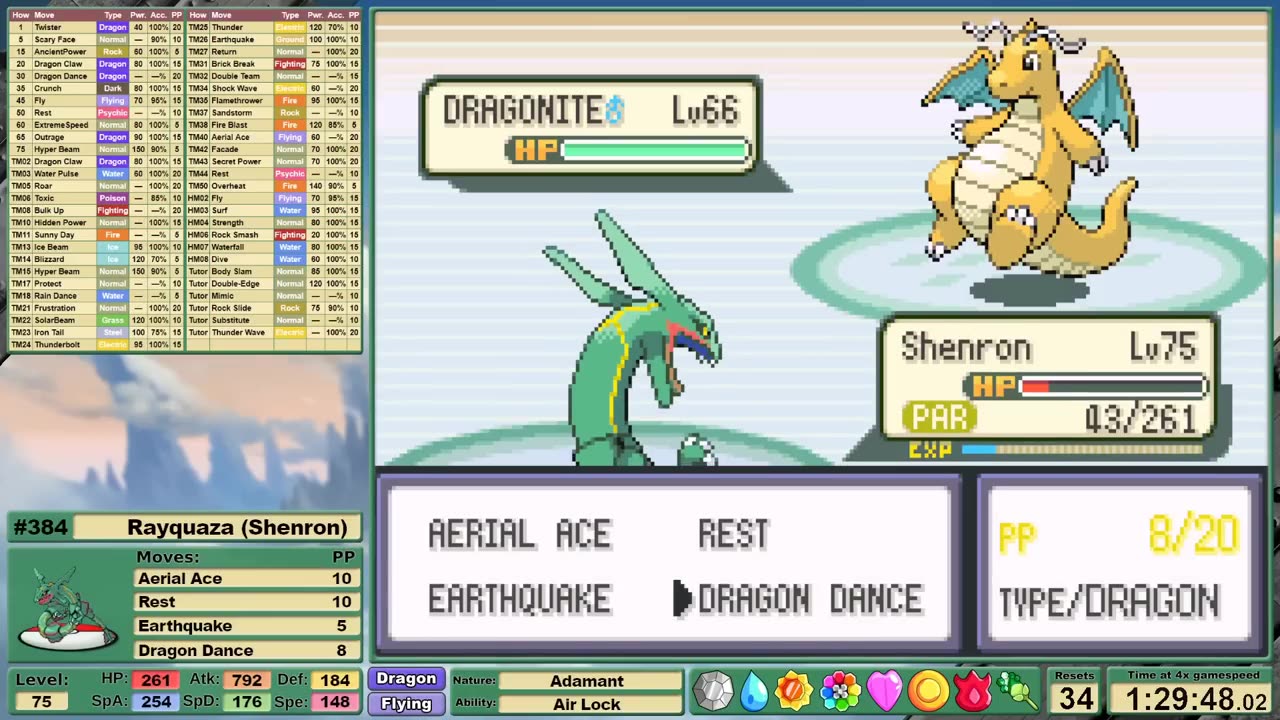 Mewtwo VS Rayquaza Solo Challenge