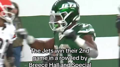 The Jets win their 2nd game in a row led by Breece Hall and Special teams vs Browns