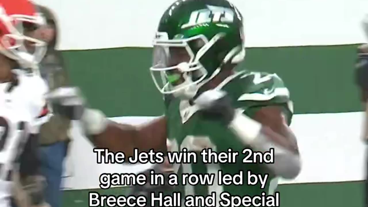 The Jets win their 2nd game in a row led by Breece Hall and Special teams vs Browns
