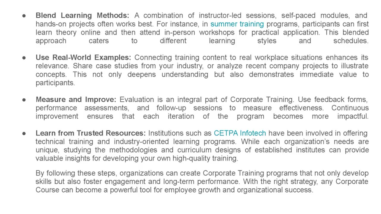 A How-To Guide: Creating Engaging Corporate Training