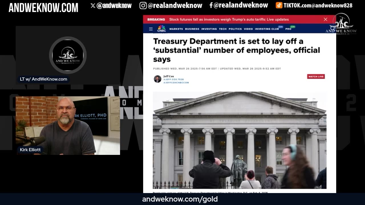 And We Know 3/30/25: Treasury Dept. Layoffs, 25% Car Import Tariffs, US CAR Plants.......