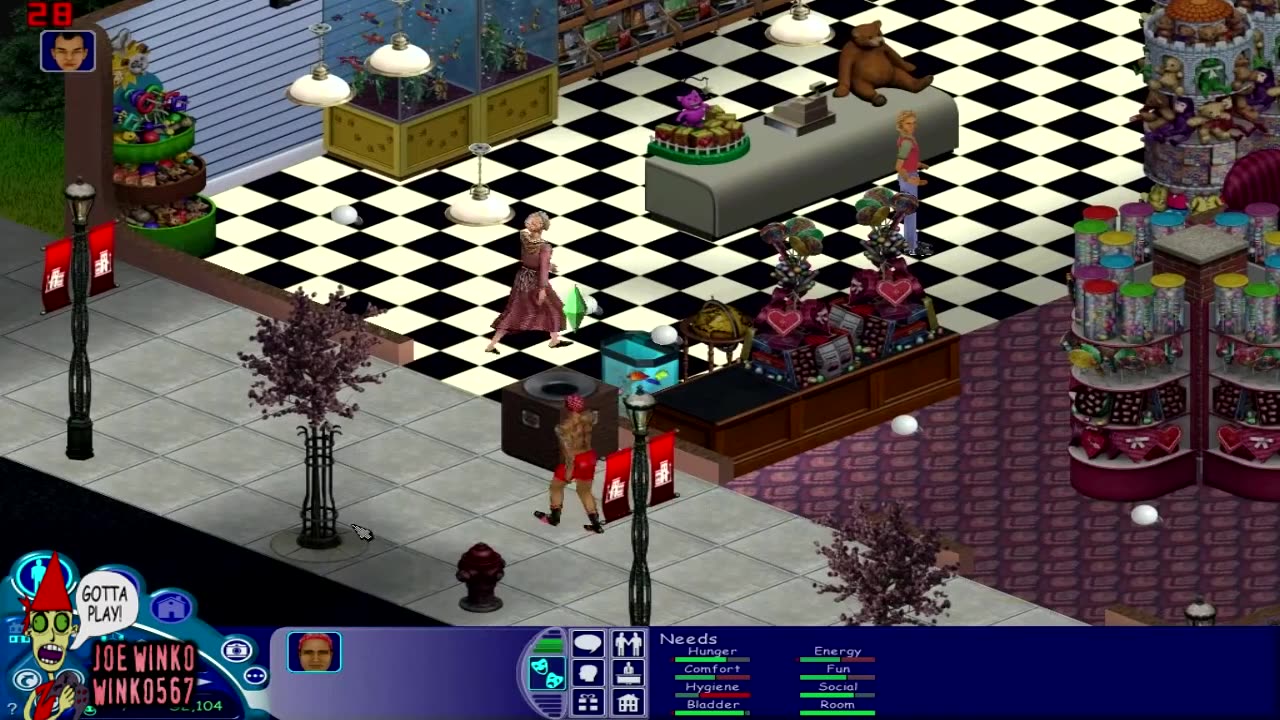 Sims 1 Gameplay Series 1x44 Joe Winko
