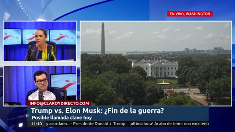 Trump vs. Elon Musk: ¿Fin de la guerra? Posible llamada clave hoy | Con Gaby Perozo, Esteban Hernández