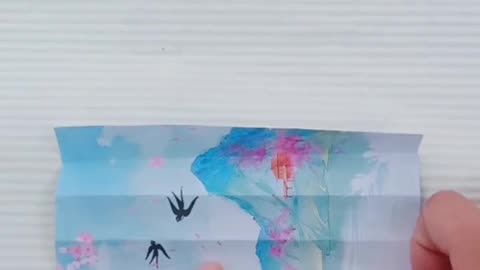 DIY Paper Flowers with Folding