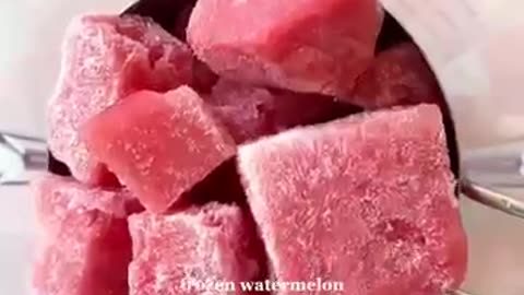 Must Watch: Refreshing Dessert Idea for Summer☀️ #easyrecipes #slushie #quickrec