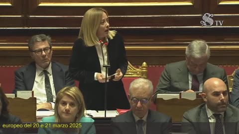 🔴 Risposta del Pres. Meloni agli interventi dei Senatori in merito alle comunicaz. al Consiglio eur.