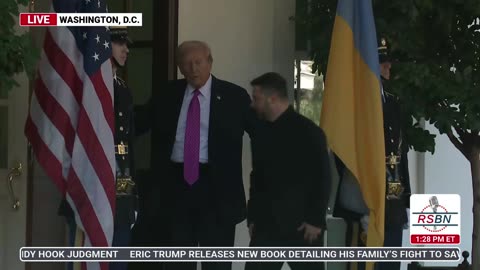 WATCH: President Trump Greets Ukrainian President Zelensky at the White House - 10/17/2025