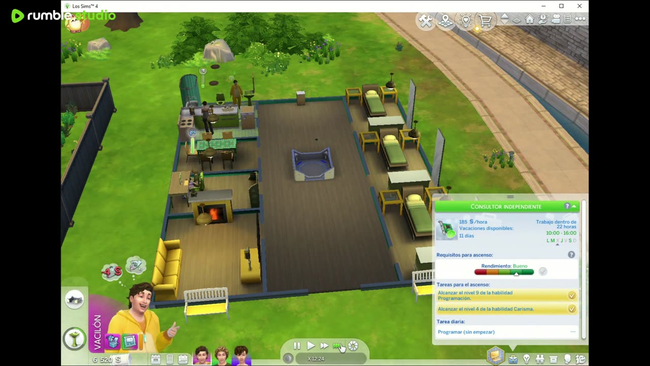 Sims 4 reto florear sim