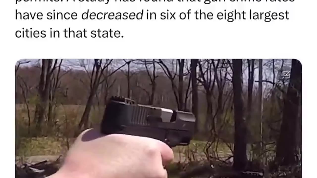 Correlation between self-defense for law abiding citizens and crime.