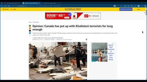 Treatment of Khalistani protests vs Canada's trucker protest comparison