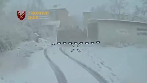 Video: White hell in Pokrovsk. Russian convoy ended up in flames