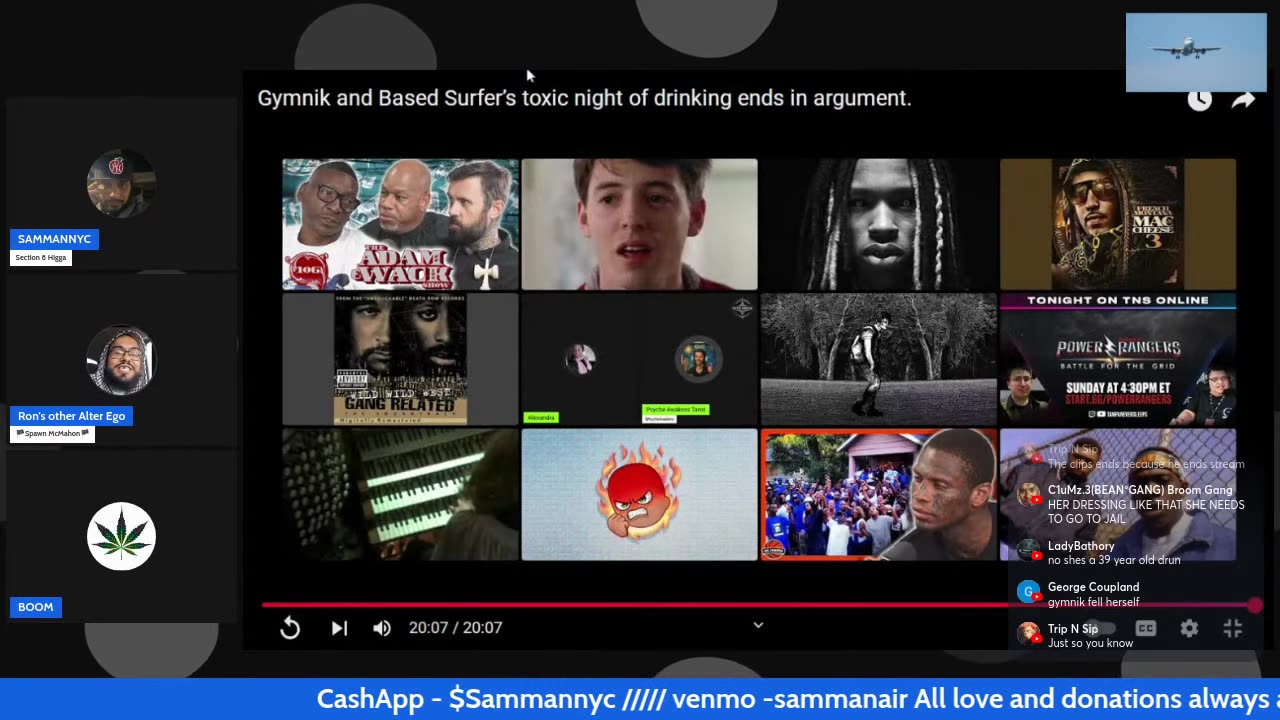 08/10/35 Sammannyc VOD: "YURR SUNDAY SERVICE /LAST LIVE B4 BDAY // 24 HR STREAM" Part 1