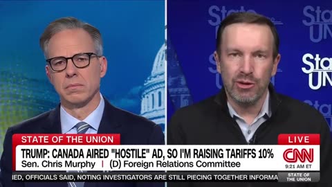 Sen Chris Murphy Claims Trumps Tariffs Benefit Him