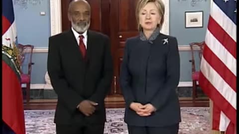 When you let a vampire in - Secretary Clinton Remarks With President Preval of Haiti