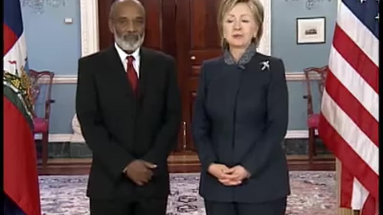When you let a vampire in - Secretary Clinton Remarks With President Preval of Haiti