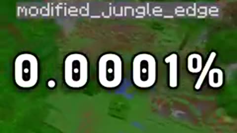 The Rarest Biome in Minecraft