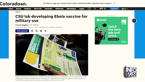 EBOLA CHOSEN BY THE ELITE- THE REESE REPORT