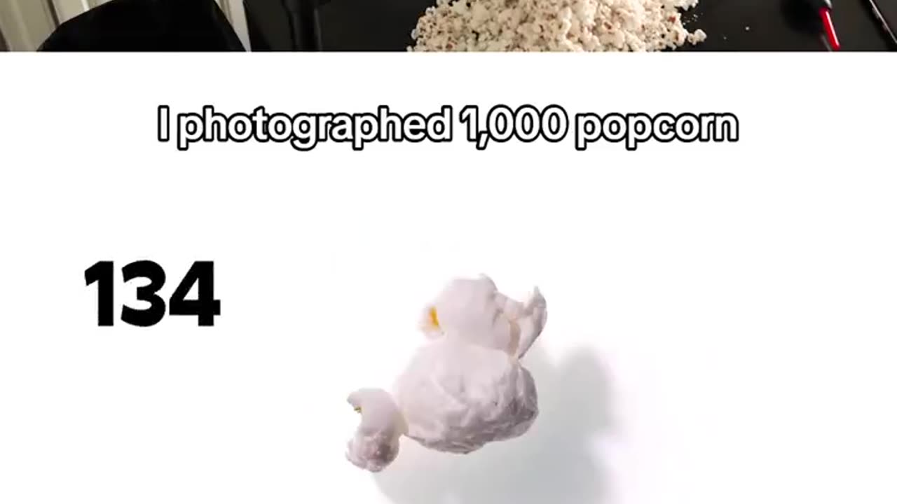 Photographer Imran Nuri photographed 1,000 popcorn
