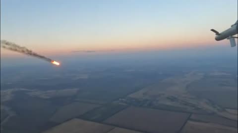Ukrainians Pull Up Alongside and Shoot Down a Russian Attack Drone