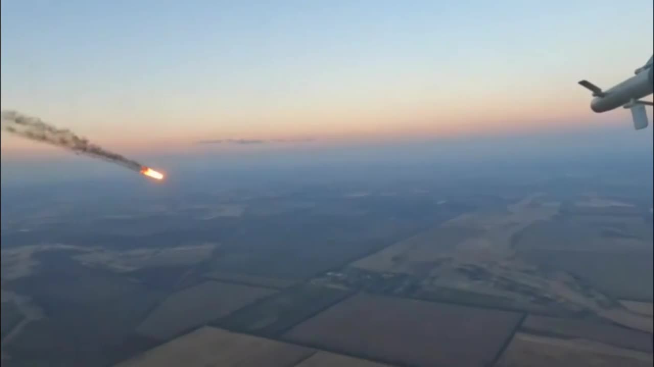 Ukrainians Pull Up Alongside and Shoot Down a Russian Attack Drone